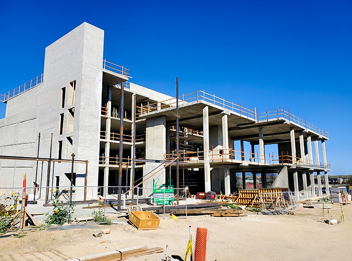 Modern residential and commercial floor plan design by Anuda Architect, Jaipur