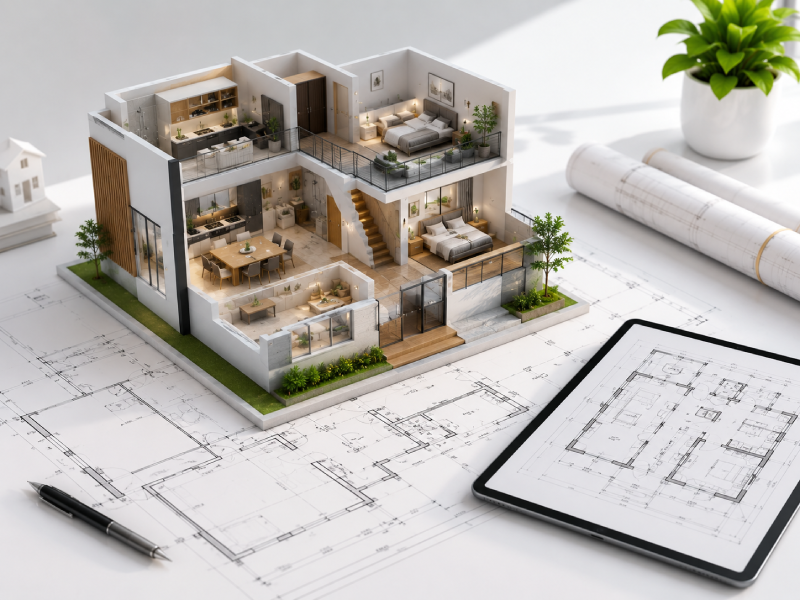 Home and Floor Plan